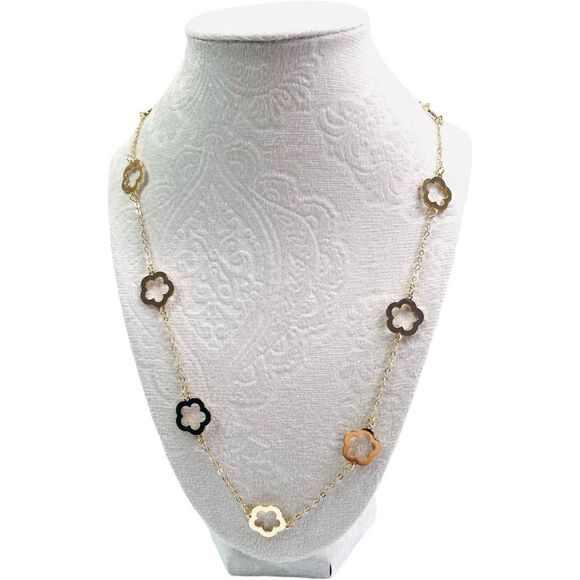 Four Leaf Clover Necklace - Picture 2 of 7